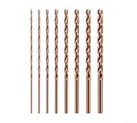 Gettimore Broca HSS de cobalto de 200 mm, 5% de longitud extendida de cobalto para madera de metal de acero inoxidable, punto de división de 135°, 3,0-6,5 mm (6,5 mm)