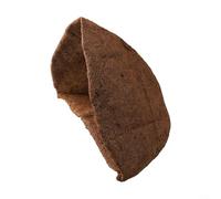 Gettimore Cesta colgante redonda de coco hecha de fibra de coco natural para macetas de flores, jardinería en casa, inserto transpirable degradable para balcón, boda, decoración al aire libre, marrón