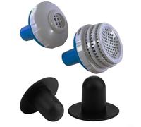 Gettimore Conector de piscina Conector de filtro de agua para modelos Intex 25012 12634, construcción de plástico para un flujo de agua eficiente, accesorios de piscina (E)