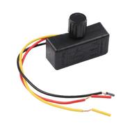 Gettimore Controlador de velocidad continuo de 12 V CC con perilla | Controlador electrónico de velocidad de motor de 12 V CC, perilla reguladora continua para regulador de intensidad LED