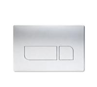 Gettimore Panel de agua oculto para tanque Geberit UP300 JP320, placa actuadora frontal de plástico ABS, para cubierta de repuesto para cisterna de inodoro, fácil instalación, color blanco