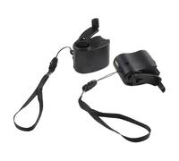 Gettimore Paquete de 2 cargadores USB de manivela manual, generador de dinamo para teléfonos móviles, portátil, banco de energía de emergencia con luz LED para viajes, camping, al aire libre, color