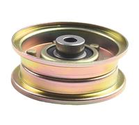 Gettimore Polea de cortacésped 756-0981A 756-04224, compatible con ruedas locas blancas al aire libre, rueda loca de metal de 3-1/8 pulgadas de diámetro de 3/8 pulgadas de diámetro