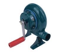 Gettimore Soplador manual de manivela estilo antiguo para chimenea, estufa y barbacoa, fuelle de hierro duradero para camping, cocina al aire libre y hogueras