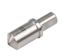 Gettimore Steel Indenter Rockwell - Comprobador de dureza para HRC, punta de diamante de 120 conos para pieza de repuesto, sonda de bola de acero soldado metalúrgico HRA/para básculas HRC, 27 mm de