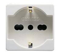 GEWISS 20246 Toma Schuko bivalente blanco System
