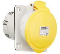 Gewiss 63 iec - Base/s fijación 10o hp ip44/54 3 polos+neutro+tierra 63a 110v 4h