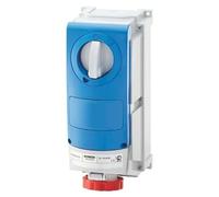 Gewiss 66 ib - Base Fija Vertical 63a 3 Polos+Tierra 380v ip66