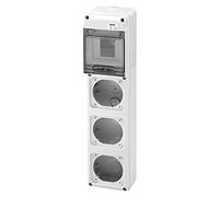 Gewiss 68 q-DIN - Cuadro distribución q-DIN 5 módulos 3 Frontal Base/s 16a ip65