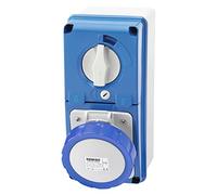 Gewiss - Base/s Bloque/Bloqueo Vertical con Fondo 16a 2 Polos+Tierra 230v CBF