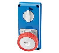 Gewiss - Base/s bloque/bloqueo vertical sin fondo 16a 2 polos+tierra 230v sbf