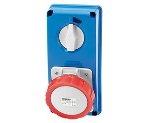 Gewiss - Base/s bloque/bloqueo vertical sin fondo 16a 2 polos+tierra 230v sbf