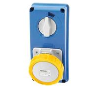 Gewiss - Base/s bloque/bloqueo vertical sin fondo 32a 3 polos+tierra 110v sbf