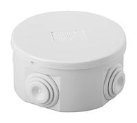 Gewiss CAJA DE DERIVACIÓN CON CUBIERTA BAJA CLIPSER IP44 - DIMENSIONES INTERNAS DIÁMETRO 80X40 - PARED CON PASAALAMBRE DE GRADINOS DE ENTRADA DIRECTA