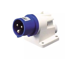 Gewiss clavija fija de pared 90° 2P+T 16A 200-250V IP44 Azul GW60404