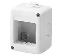 Gewiss Combi System 40 Recipiente vacío GW27002 Caja puerta de frutas 2 puertas IP40