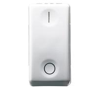 Gewiss GW20503 Interruttore Bipolare 250V AC 16AX Neutro Simbolo 0/I 1 Modulo System White