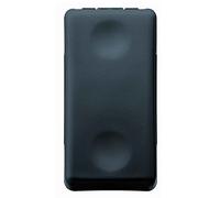 Gewiss GW21571 - Interruptor unipolar 16ax Negro
