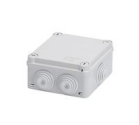 Gewiss GW44024 - Caja ip55 100x100x50 1/4 gas con pasacabl