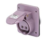 Gewiss GW62265 - Toma de corriente (2P, CE, ENEC, Violeta, IP44, 24 V, 16 A)