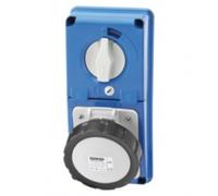 Gewiss gw66332n - toma de corriente (3p+t, 7 h, negro, ip67, 500 v, 16