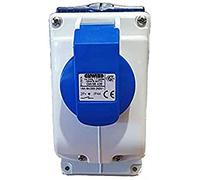 Gewiss GW66426 - Toma de Corriente (2P+T, 6 h, CE, ENEC, Azul, IP44, 230 V)
