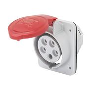 Gewiss hp - Base/s inclinada 10o hp 3 polos+tierra 16a 400v 6h ip44