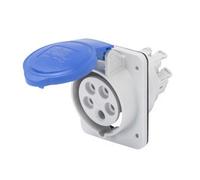 Gewiss hp - Base/s inclinada 10o hp 3 polos+tierra 32a 230v ip44 cromo/cromada