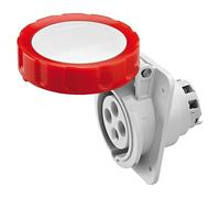 Gewiss hp - Base/s inclinada 10o hp 3 polos+tierra 32a 400v 6h ip67