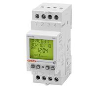 Gewiss Interruptor horario y astronómico - 1 contacto NA/NC - 16A/230Vca - Bluetooth - 2 módulos DIN - reserva de carga 5 años - GWD6788