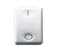 Gewiss Interruptor bipolar GW20503 250 V AC 16AX Neutro Símbolo 0/I 1 módulo System White