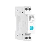 GEYA Interruptor Automático Inteligente Wifi 63A Sin Medición MCB Protección contra Sobrecorriente y Baja Tensión App Vida Inteligente TUYA(GWS10-W1)
