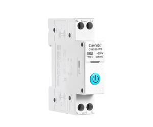 GEYA Interruptor Automático Inteligente Wifi 63A Sin Medición MCB Protección contra Sobrecorriente y Baja Tensión App Vida Inteligente TUYA(GWS10-W1)