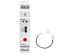 GEYA Relé con sensor fotoeléctrico para interruptor crepuscular en carril DIN con encendido y apagado automático(AC110V-240V)