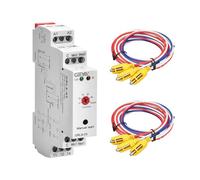 GEYA Relé de control de nivel para depósitos de pozo y de monitorización de líquidos con sensor,10 A(GRL8-03+Sensor,AC/DC24V-240V)