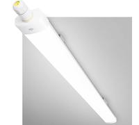 GeyouLux Fluorescente LED 150 cm con Sensor de Movimiento 60W 7560 lm 5000K IP65 Estanca Tubo, Sin Parpadeos, 240 LEDs, Cable de Tierra, Plafón para Taller Garaje Cocina Blanco