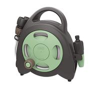 GF GARDEN, Aquabag RECO, Mini carrete, de plástico reciclado, con 10 m de manguera, kit listo para usar, para regar plantas y macetas en terrazas, balcones, porches y jardines.