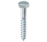 Gfd - Tirafondo hexagonal madera m6x35 din571 zinc/ado blanco