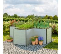 GFP Hobby 225 x 225 x 77 cm Huerto urbano, aluminio anodizado - (GFPV00563)