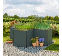 GFP Hobby 225 x 225 x 77 cm Huerto urbano, antracita - (GFPV00561)