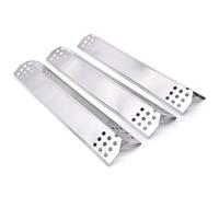 GFTIME 97371placa calor 36.98 x 8.57cm Repuestos de placa de calor de acero inoxidable para Nexgrill 720-0783E 720-0830H 720-0896 720-0896B 720-0898 720 0896C, Grillmaster 720-0697 BBQ Grill (3pack)