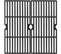 GFTIME Parrillas de cocción de hierro fundido de 43 x 21 cm para CharBroil Gas2Coal 330, Barbecook Siesta 310, Landmann Triton 3&4, Profi Cook PC-GG 1058/1059, piezas de repuesto, 2 piezas