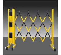 GHHVFEC Valla metálica móvil Extensible de Seguridad ber de 1,2 x 4 m con Control de tráfico para la Seguridad de los peatones. Gestión de multitudes portátil para Uso Industrial.