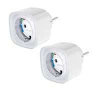 GHome Smart Enchufe inteligente WiFi, Alexa Smart Plug con función temporizador y control remoto mediante aplicación, control de voz con Alexa Echo y Google Home, 2 unidades