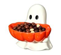Ghost Candy Bowl - Resin, 16cm | Halloween, Serving, Party, Decoration