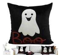 Ghost - Cojín lumbar decorativo espeluznante para Halloween | Almohada fantasma de Halloween para el hogar, dormitorio, apartamento, sala de estar, dormitorio, silla de coche