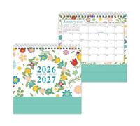 GHPKOTW 1 Pieza Calendario de Escritorio 2026, Calendario 2026, Calendario de Sobremesa 2026, Calendario para Escribir 2026, Planificador Mensual 2026, Calendario de Escritorio para Anotar