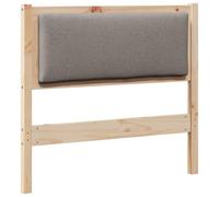 GHVBNMF Cabecero de cama de madera maciza de pino marrón 105 cm | Cabecero moderno con acabado mate para el dormitorio. Madera de pino resistente combinada con tablero de madera aglomerada.