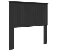 GHVBNMF Cabecero negro aspecto roble 93 x 7 x 100 cm cama de madera | Respaldo estable para el dormitorio, superficie de madera de fácil cuidado para camas modernas.
