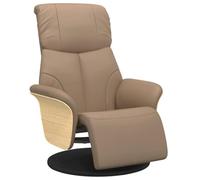 GHVBNMF Sillón de relax con función reclinable de piel sintética, color | Sillón reclinable giratorio con respaldo ajustable y acolchado suave para sala de estar o estudio.